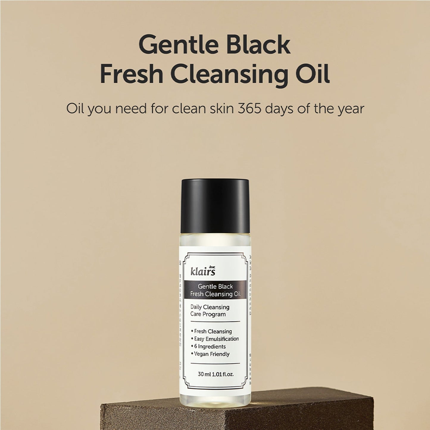 Klairs Gentle Black Fresh Cleansing Oil 30ml