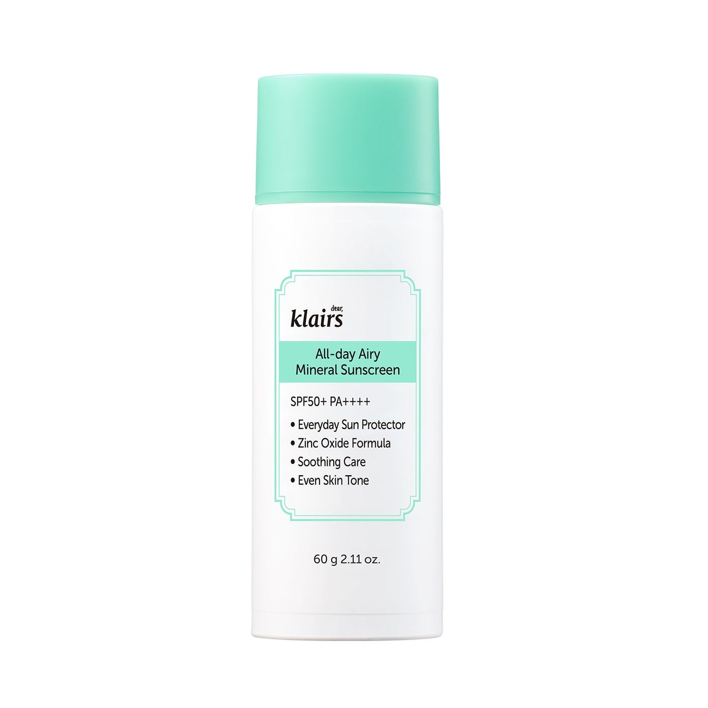 Dear Klairs All-Day Airy Mineral Sunscreen SPF50+ PA++++