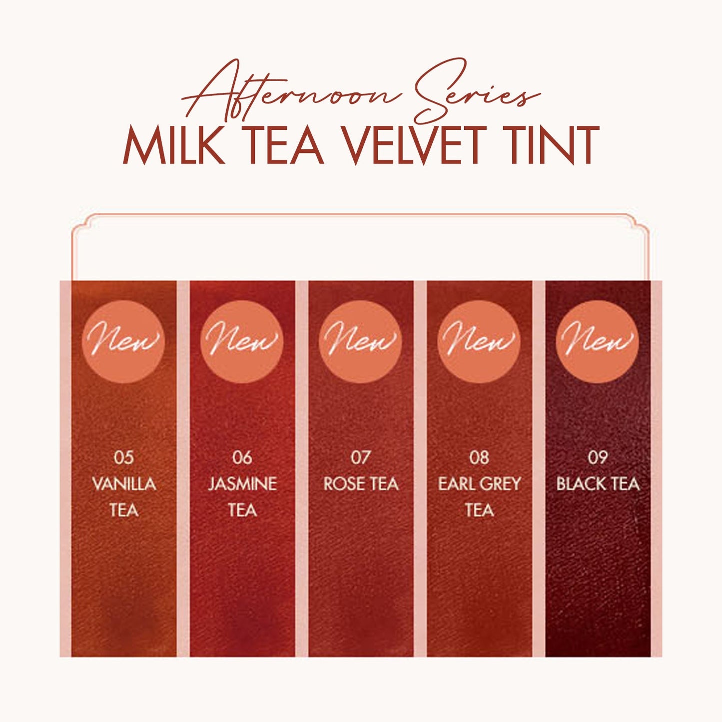 Rom&nd Milk Tea Velvet Tint Afternoon Series