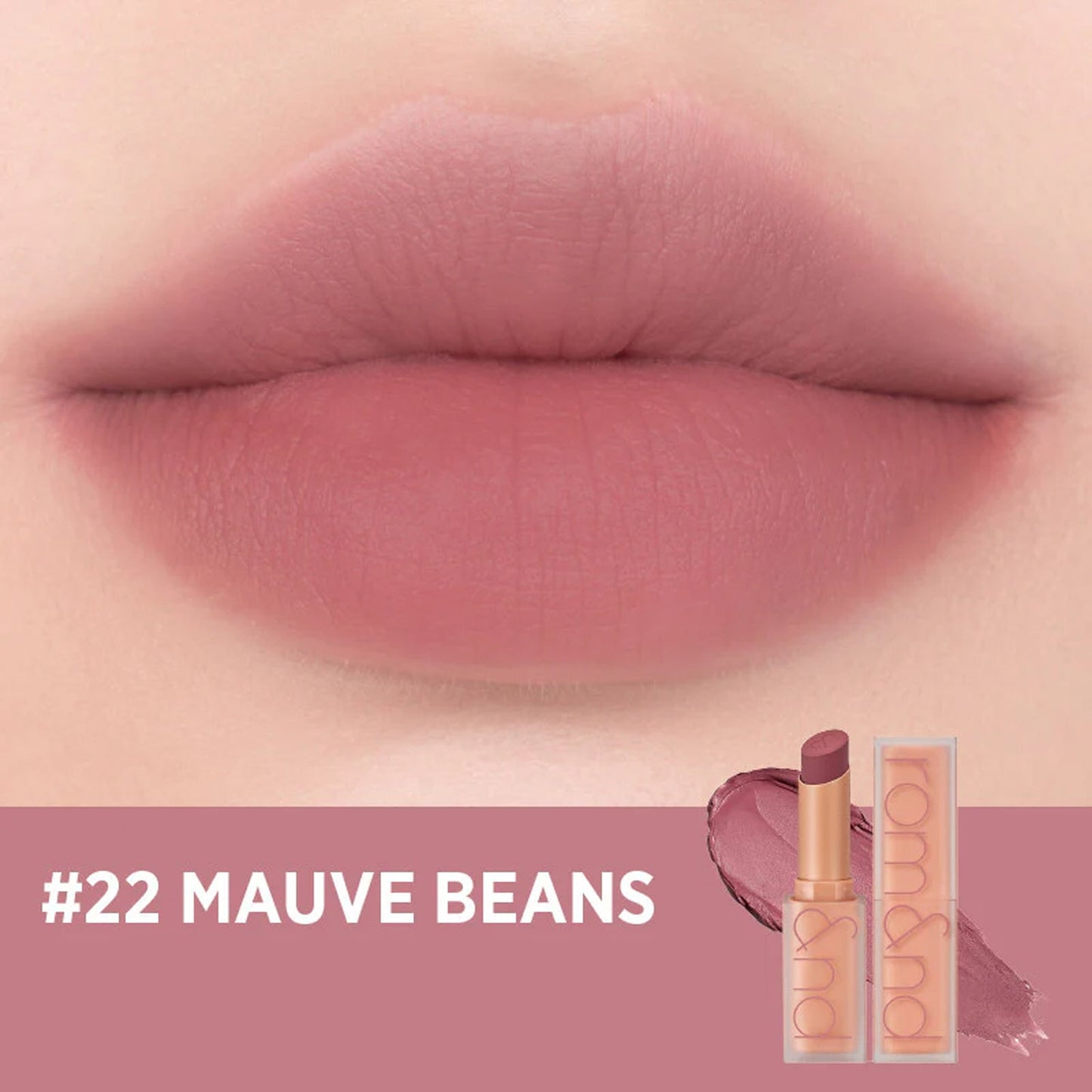 Rom&nd Zero Matte Lipstick Muteral Nude Collection