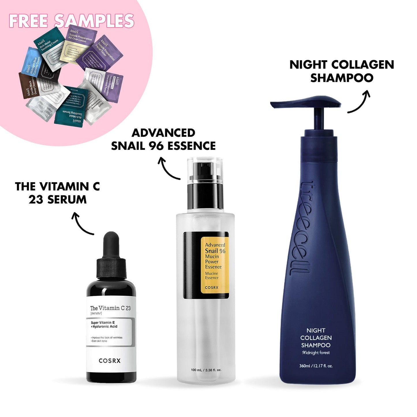 Korean Skin & Hair Power Trio