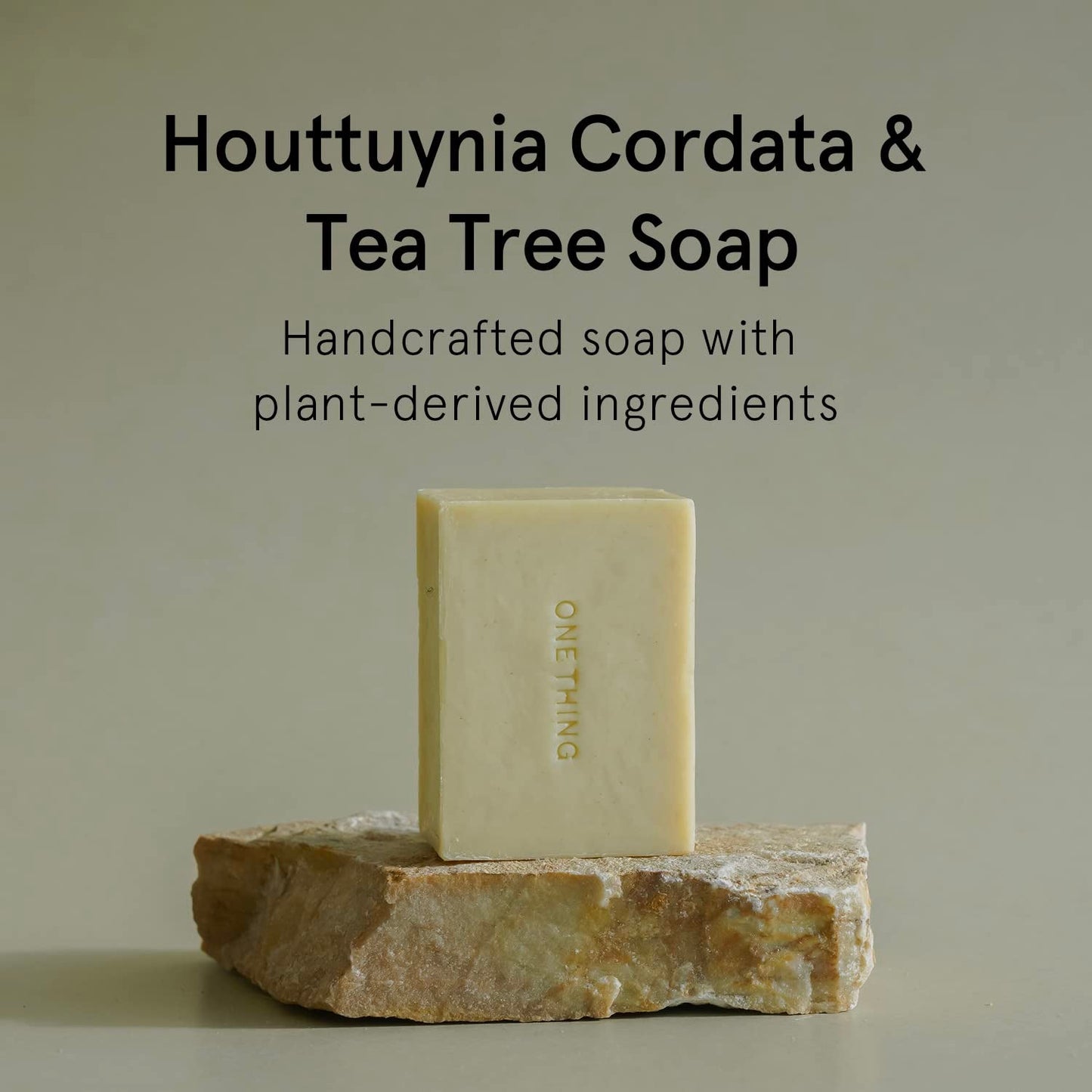 One Thing Hand Crafted Natural Soap Houttuynia Cordata & Tea Tree