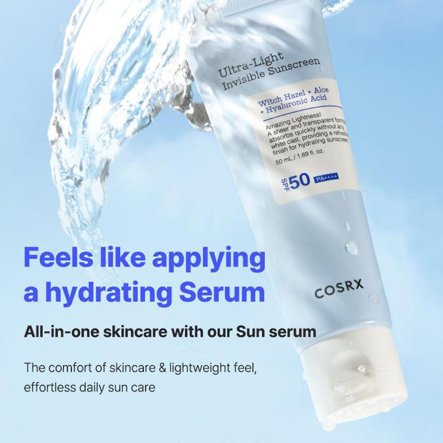 Cosrx Ultra-Light Invisible Sunscreen SPF50 PA++++