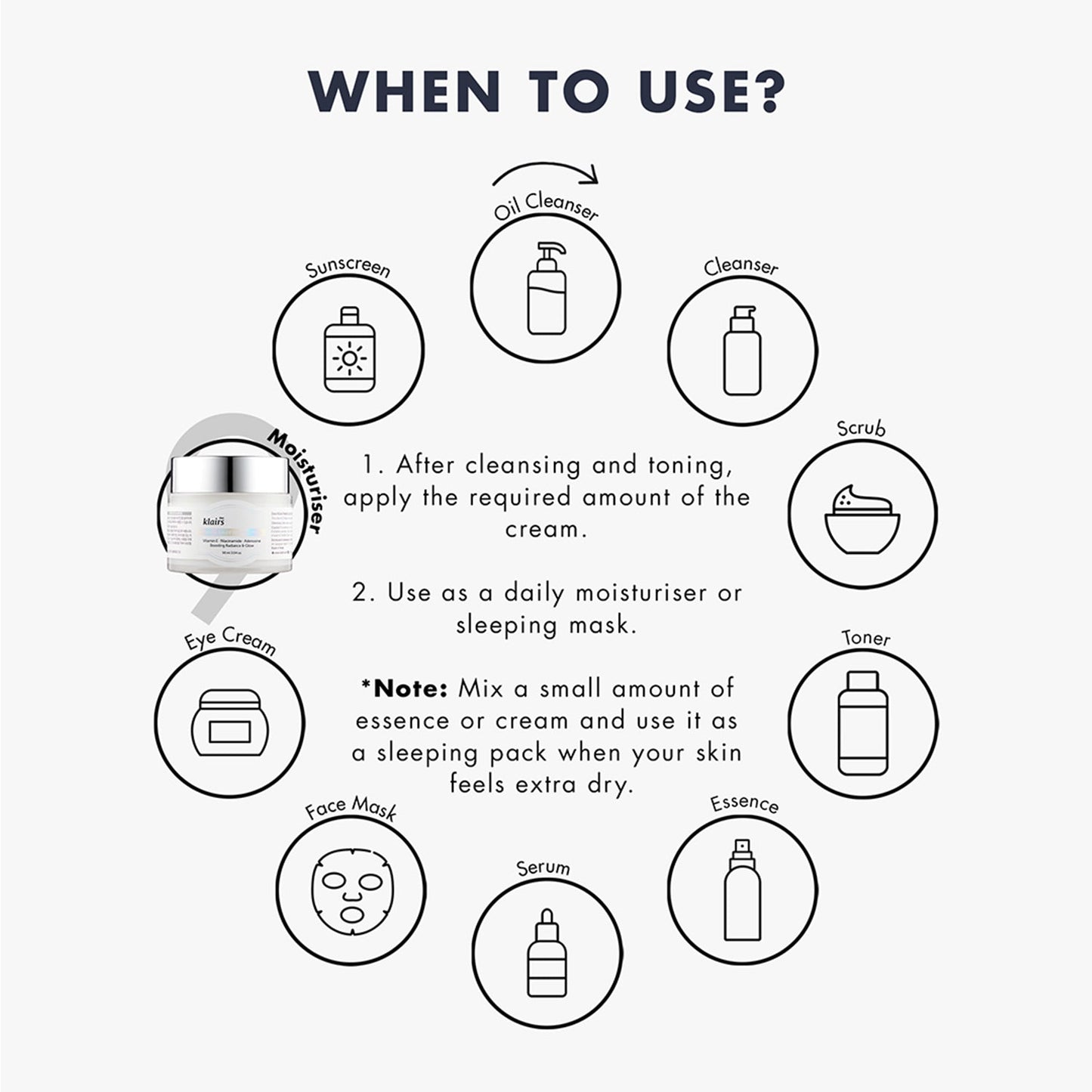 Klairs Freshly Juiced Vitamin E Mask