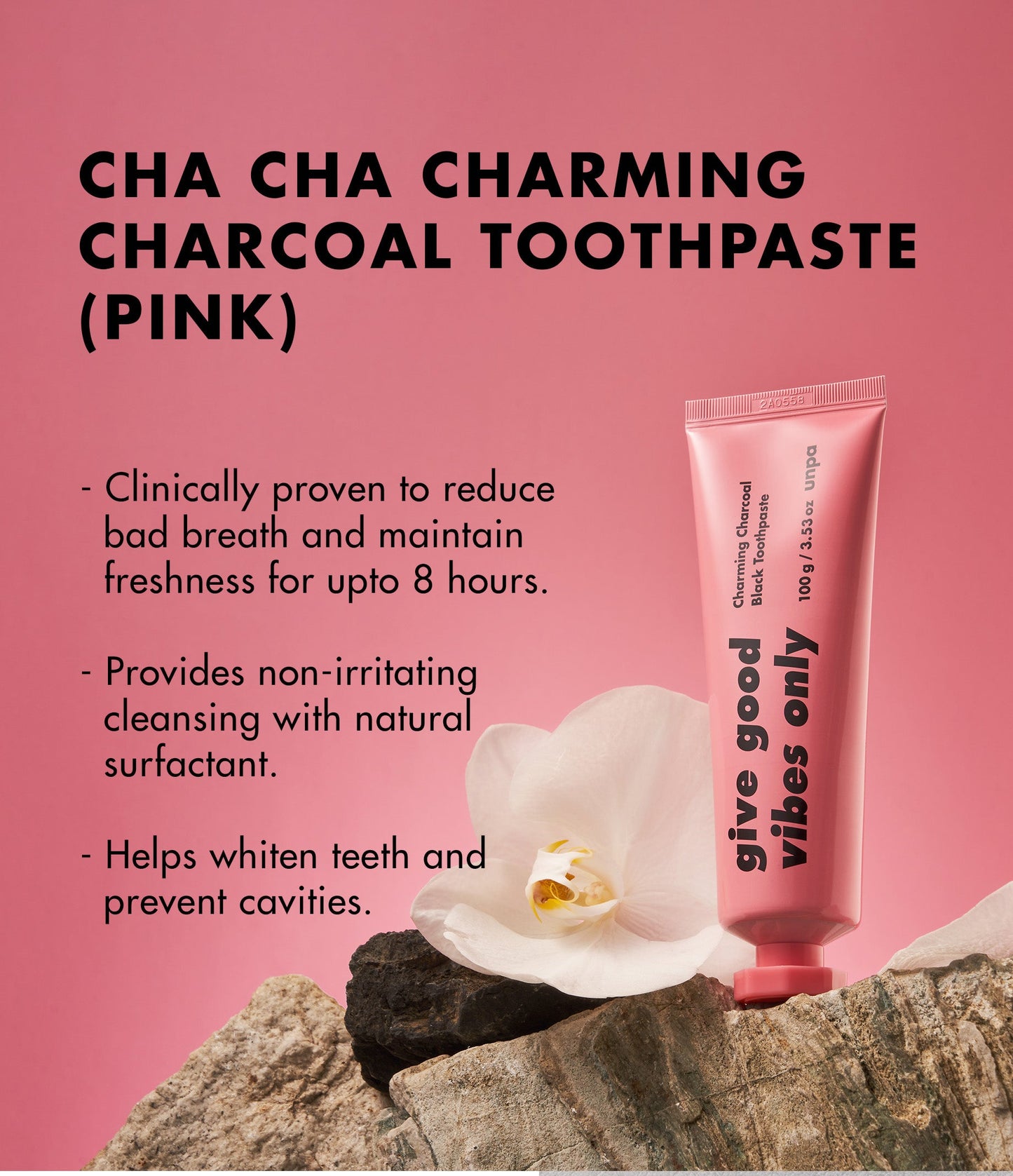 Unpa Cha Cha Toothpaste Pink Mini - 30g