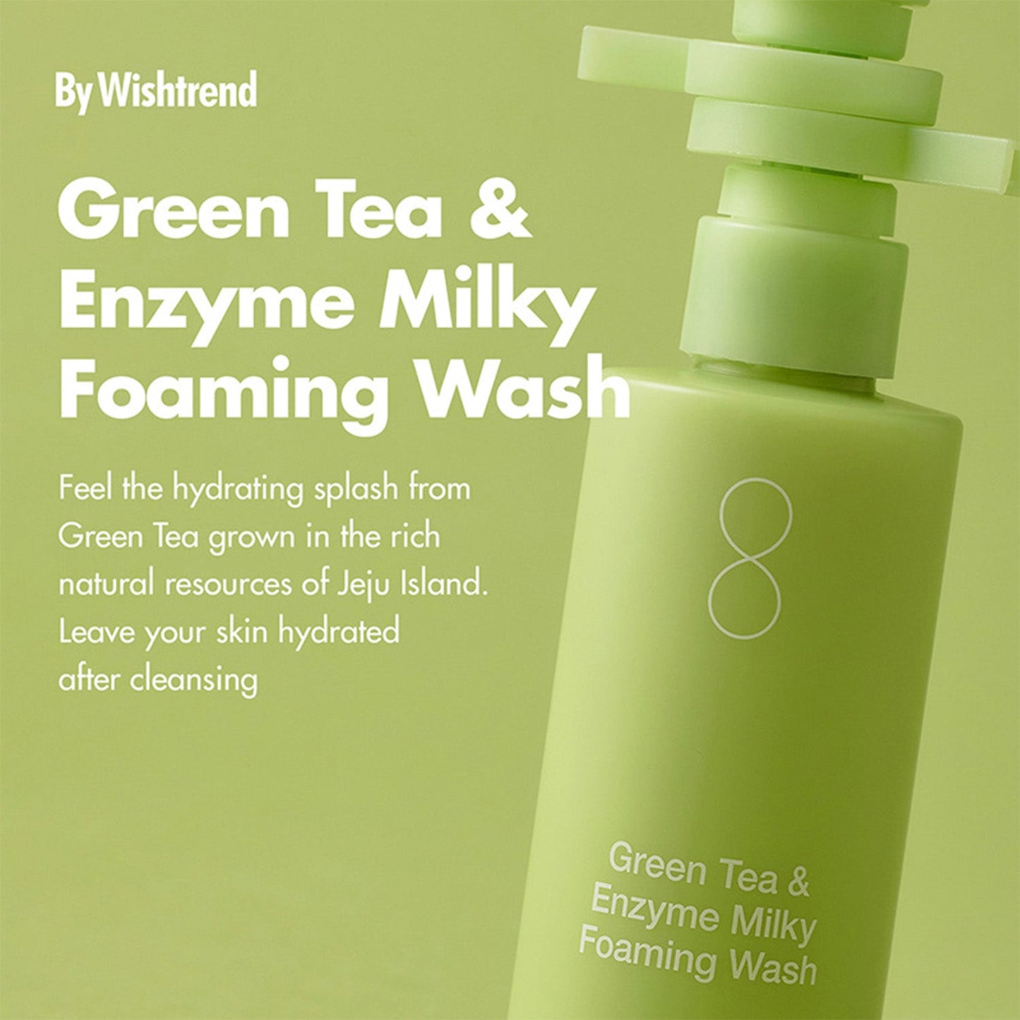 By Wishtrend Green Tea & Enzyme Milky Foaming Wash