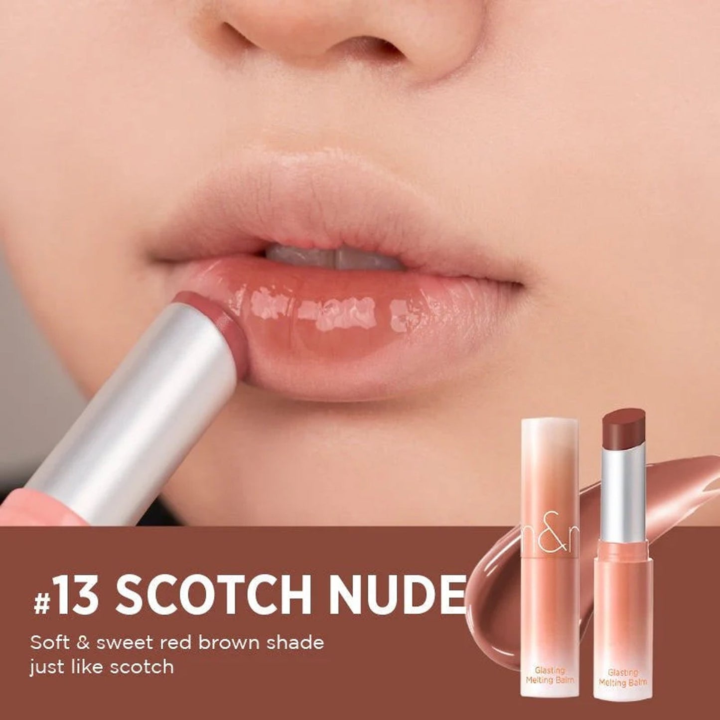 Rom&nd Glasting Melting Balm #Dusty On The Nude