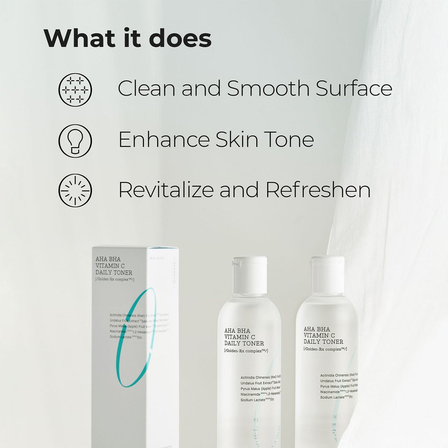 Cosrx Refresh AHA BHA Vitamin C Daily Toner