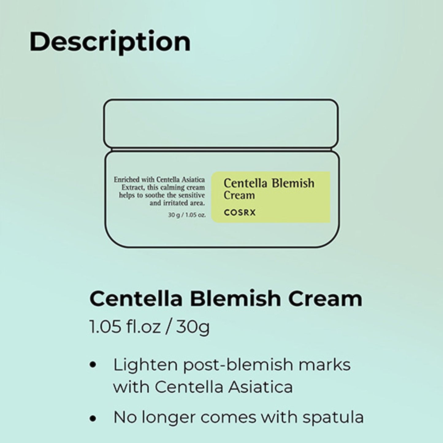 COSRX Centella Blemish Cream