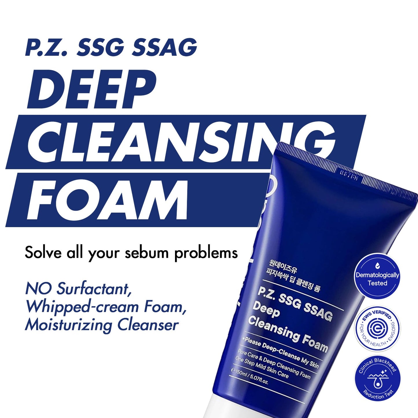 One-day's you P.Z. SSG SSAG Deep Cleansing Foam