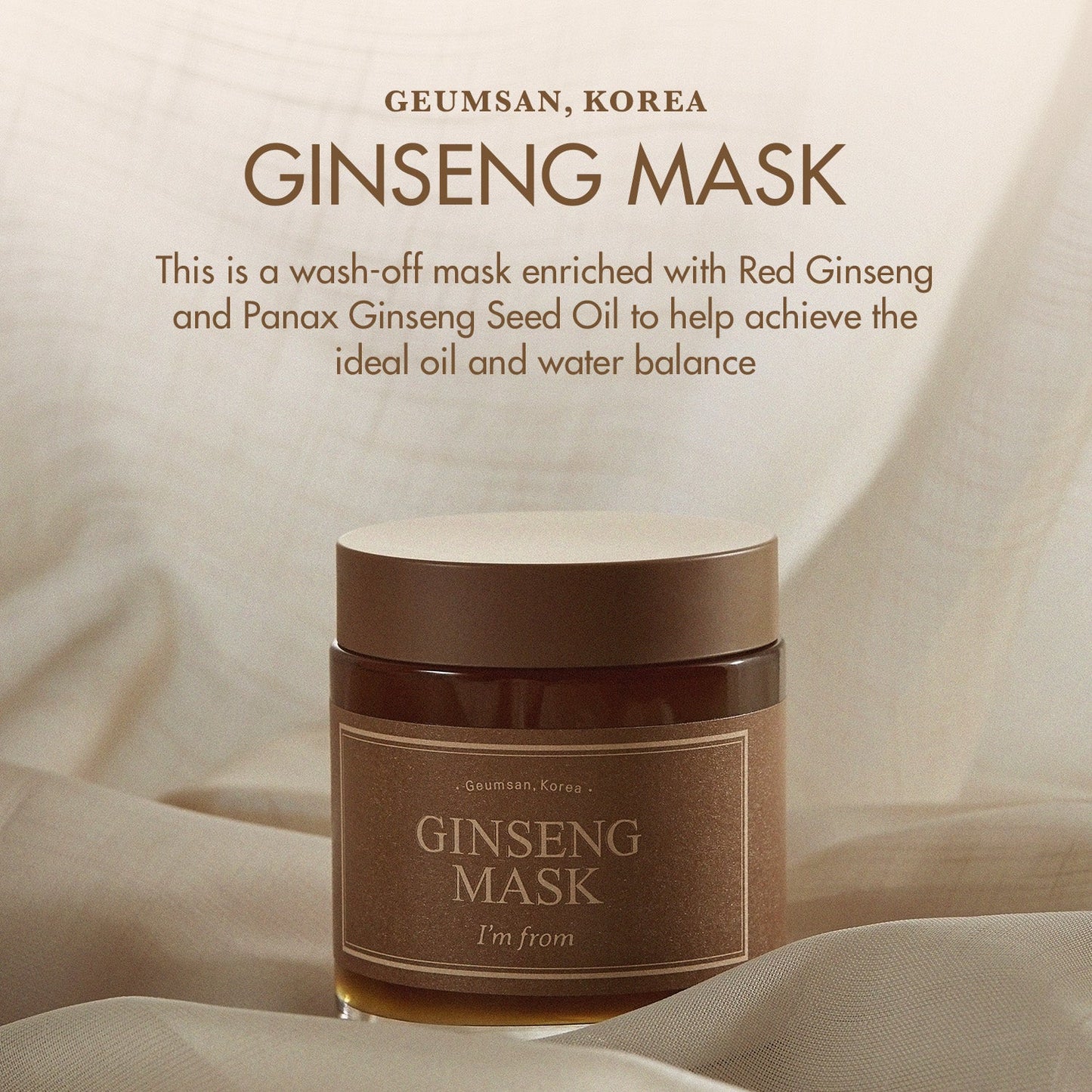 I'm From Ginseng Mask