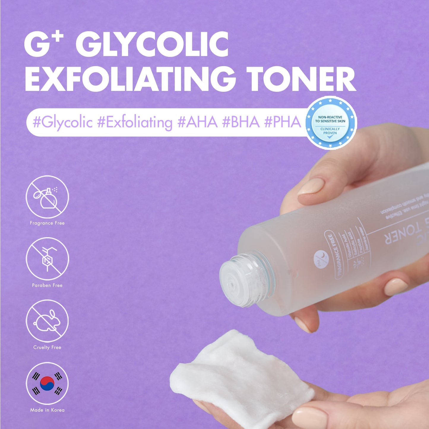 OOTD Glycolic Exfoliating Toner P.M (G+)