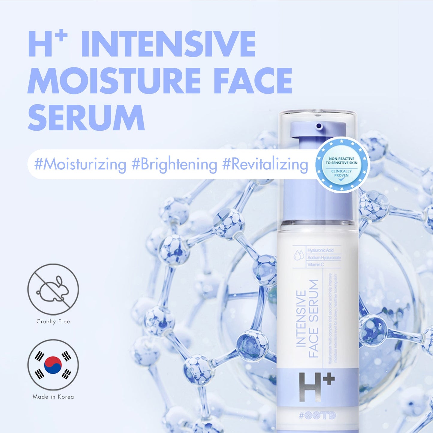 OOTD Intensive Moisture Face Serum A.M (H+)