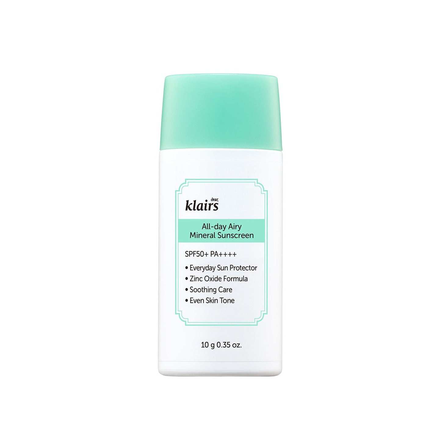 Dear Klairs All-Day Airy Mineral Sunscreen SPF50+ PA++++