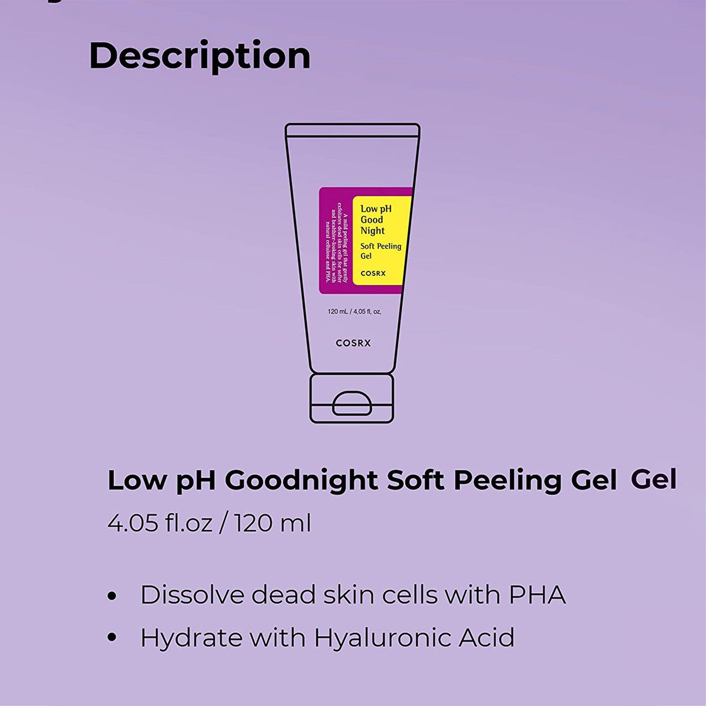 Cosrx Low Ph Goodnight Soft Peeling Gel