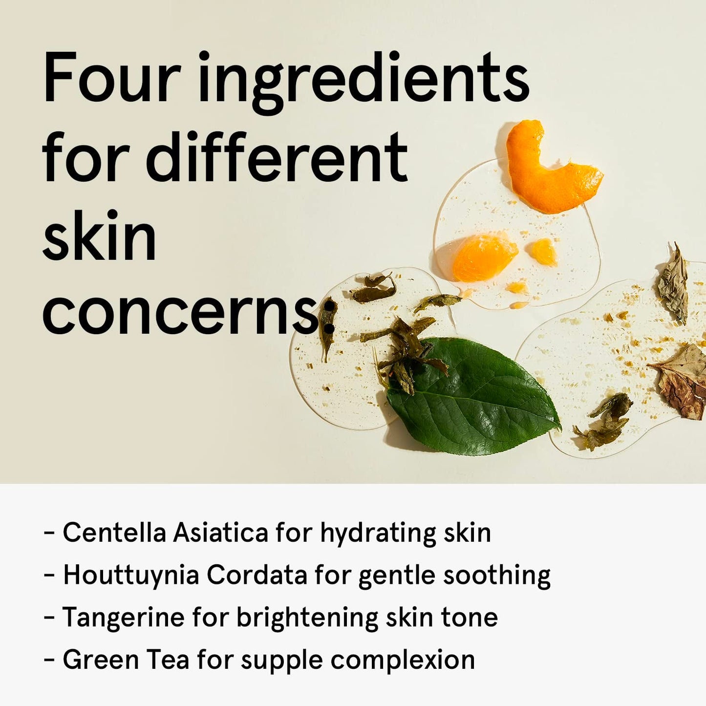 One Thing Serum Collection: Centella, Green Tea, Tangerine, Houttuynia Cordata