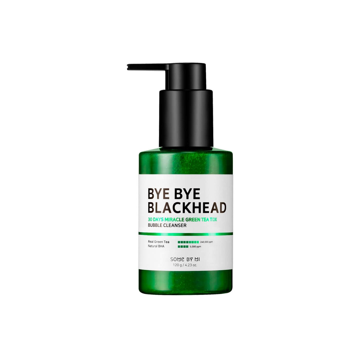 Some By Mi Bye Bye Blackhead 30 Days Miracle Green Tea Tox Bubble Cleanser